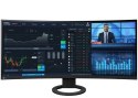 EIZO FlexScan EV3895-BK - ultraszeroki monitor LCD z zakrzywionym ekranem 38", ze złączem USB-C i kartą sieciową, sRGB: 100%, D