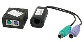 Przedłużacz,konwerter PS/2 - RJ45 CAT5e/6 32685