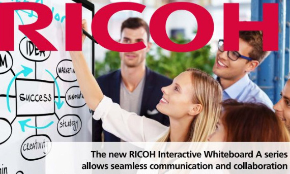 RICOH wprowadza monitory interaktywne serii 